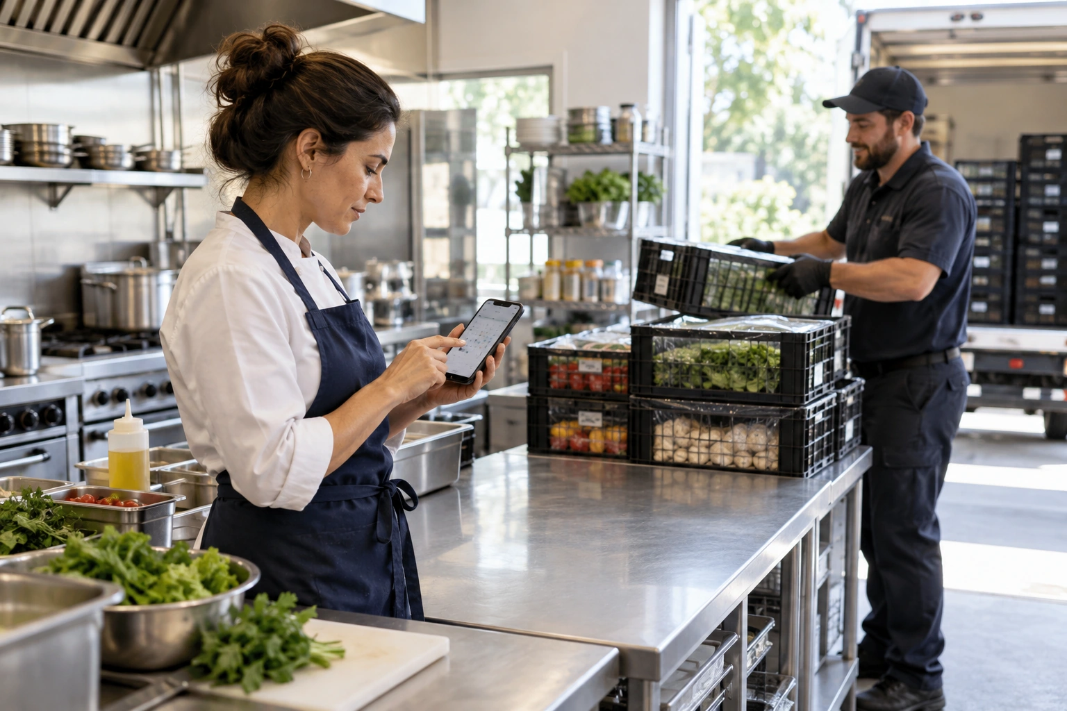 Restaurant owner planning supplier payments around upcoming deliveries