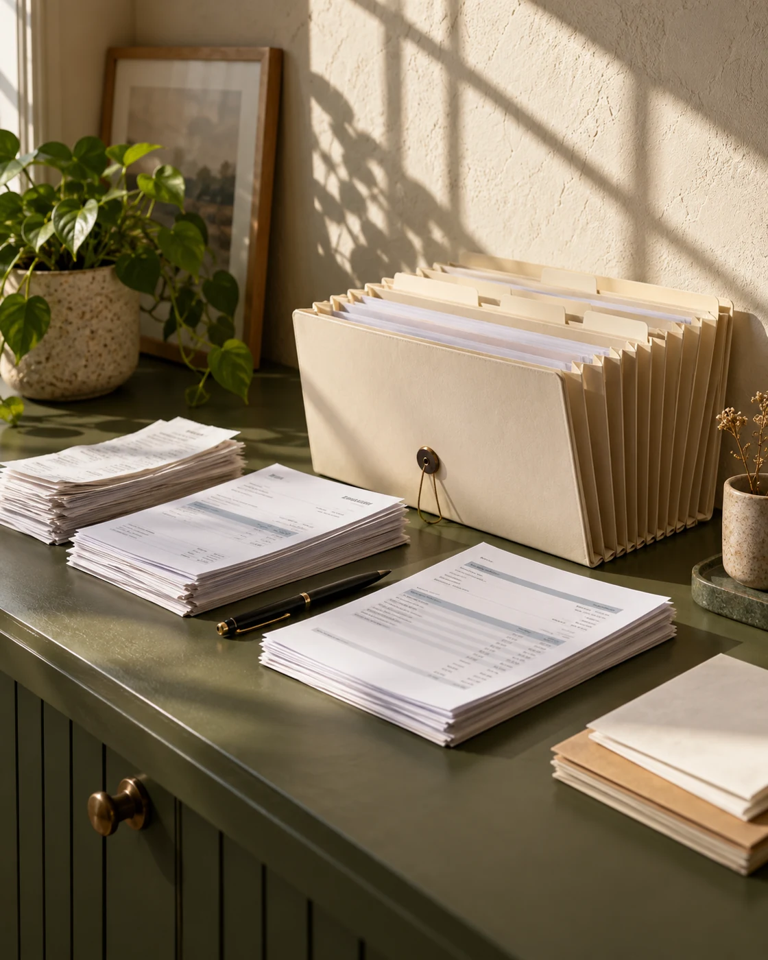 Bookkeeping records related to this note