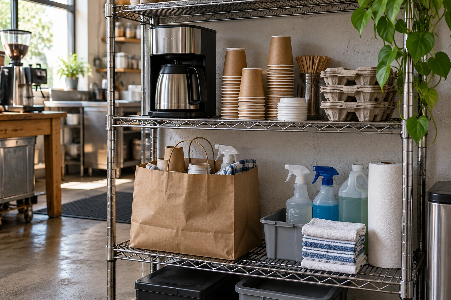 Different types of cafe purchases that need distinct expense treatment
